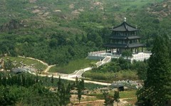 白马涧生态园龙池风景区图片