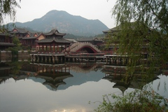 横店集团八面山影视城图片