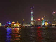 上海东方明珠塔04夜景