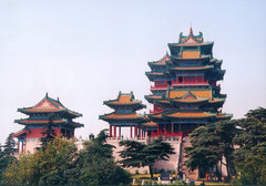 南京阅江楼风景区01全景