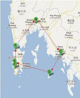 甲米岛与泰国其他岛屿的那种水清沙幼