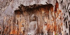龙门石窟景区图片