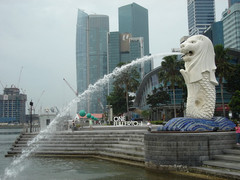 鱼尾狮公园图片