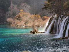 九寨冬景