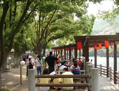 白马涧生态园龙池风景区图片